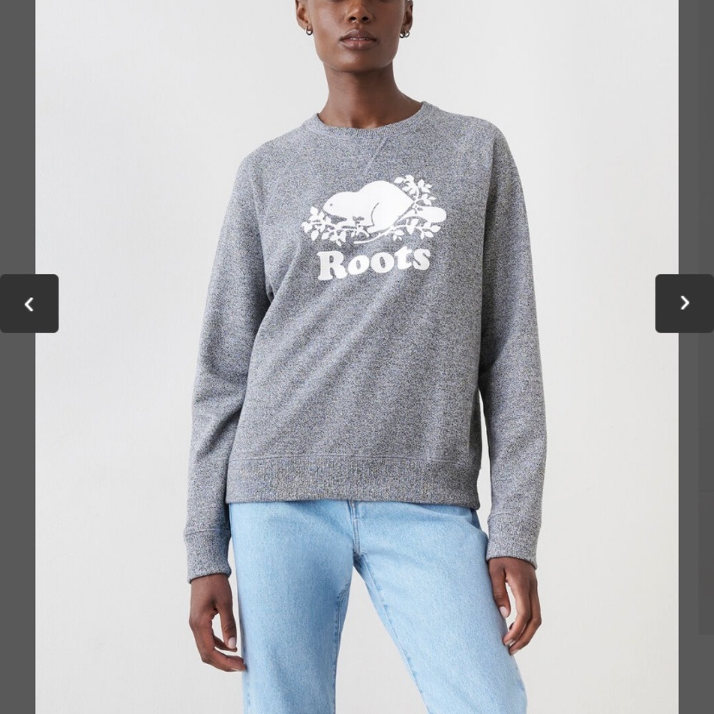 ROOTS Organic Original Crew Sweatshirt, Small